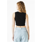 Bella + Canvas Ladies' Micro Rib Muscle Crop Tank