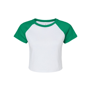 Bella + Canvas Ladies' Micro Ribbed Raglan Baby T-Shirt