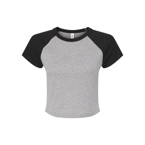 Bella + Canvas Ladies' Micro Ribbed Raglan Baby T-Shirt