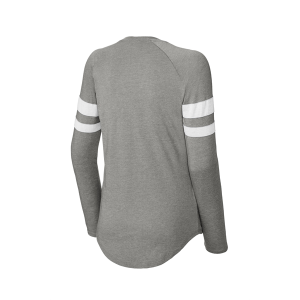 Sport-Tek Ladies Halftime Stripe Long Sleeve V-Neck Tee