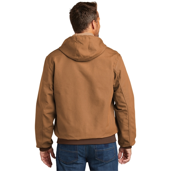 Carhartt Embroidered Men's Thermal-Lined Duck Active Jacket - Queensboro