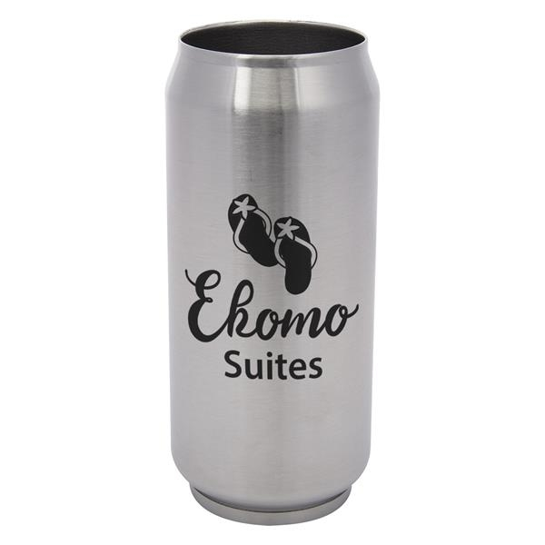 13 Oz Soda Pop  Stainless Steel Cup Identify Yourself 